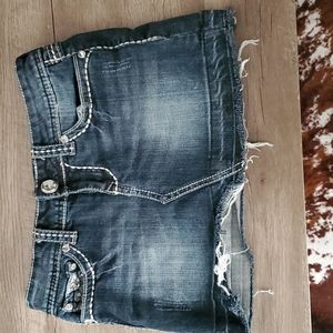 Grace in LA XS Denim Skirt